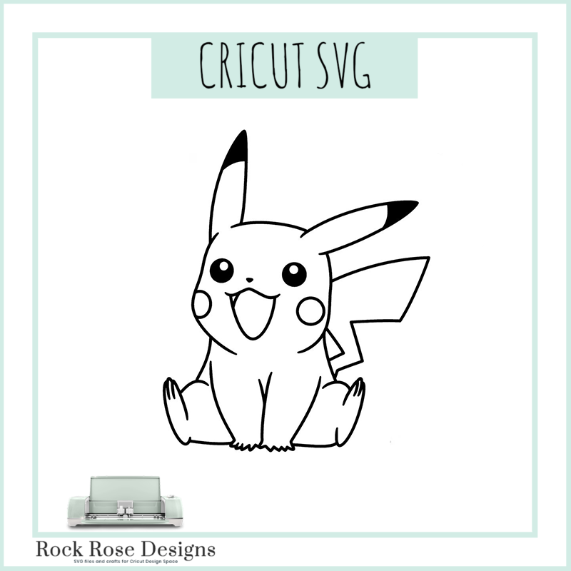 Download Pikachu - SVG CUT FILE Rock Rose Designs - Rock Rose Designs