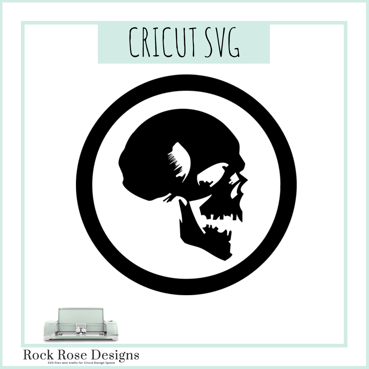 Download Skull Svg Cut File Rock Rose Designs Rock Rose Designs