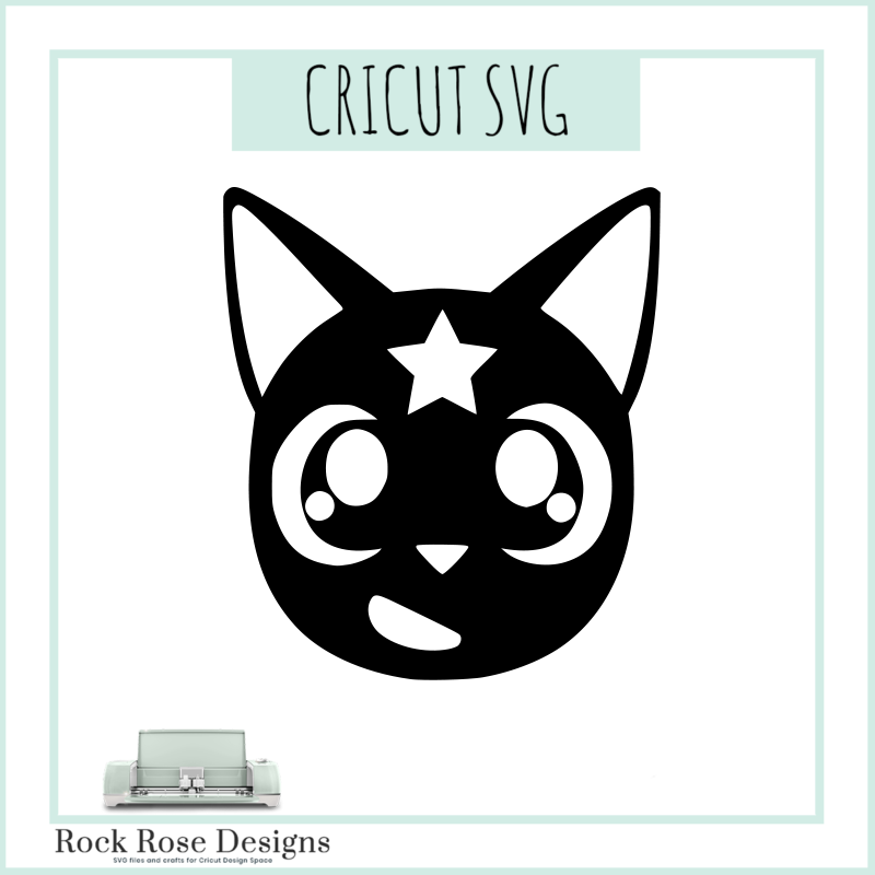 Download Anime Cat - SVG CUT FILE Rock Rose Designs - Rock Rose Designs